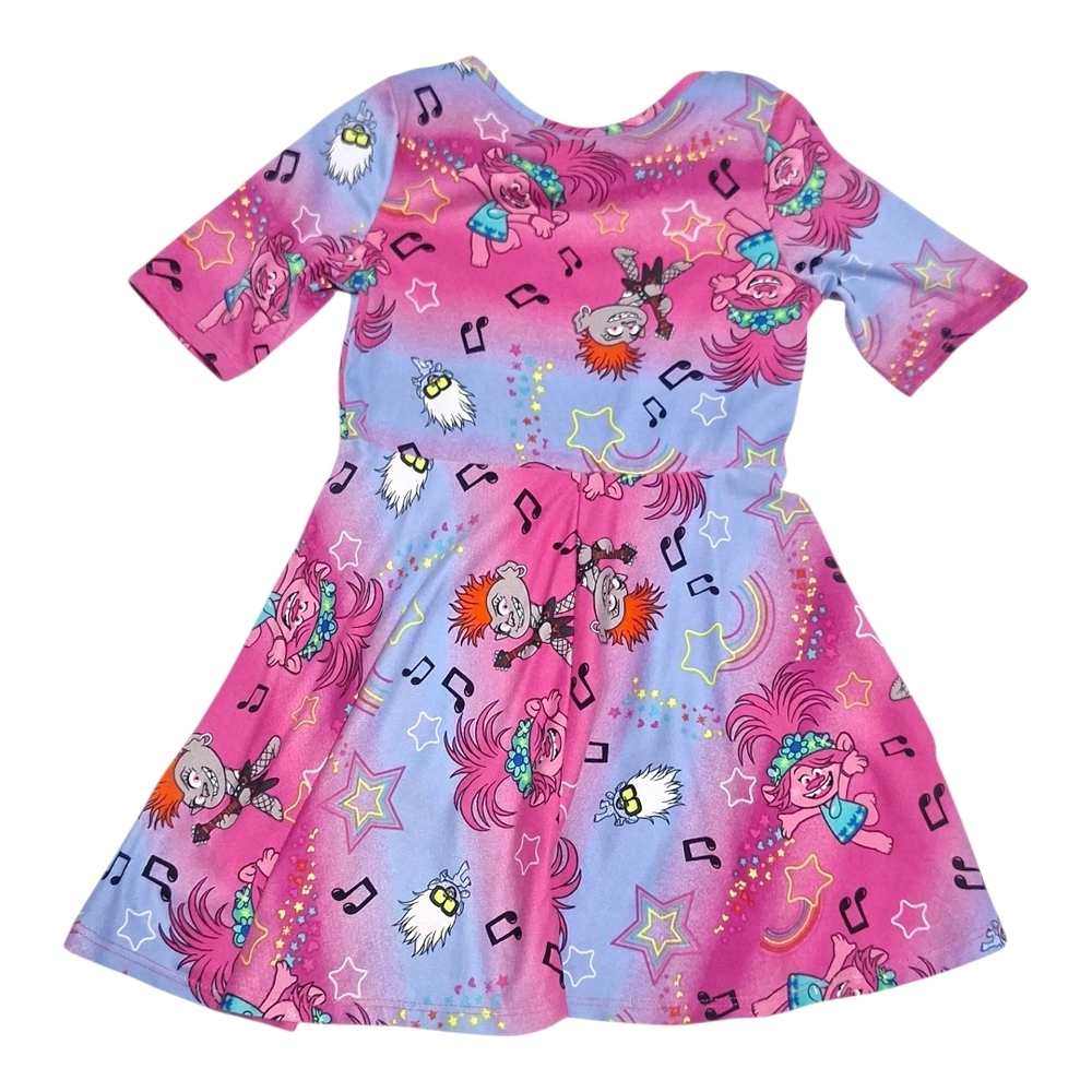 Dreamworks Pink and Purple Kids Dress - Picture 6 of 6